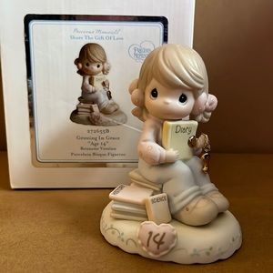 Precious Moments Share The Gift of Love Growing in Grace “Age 14” Brunette